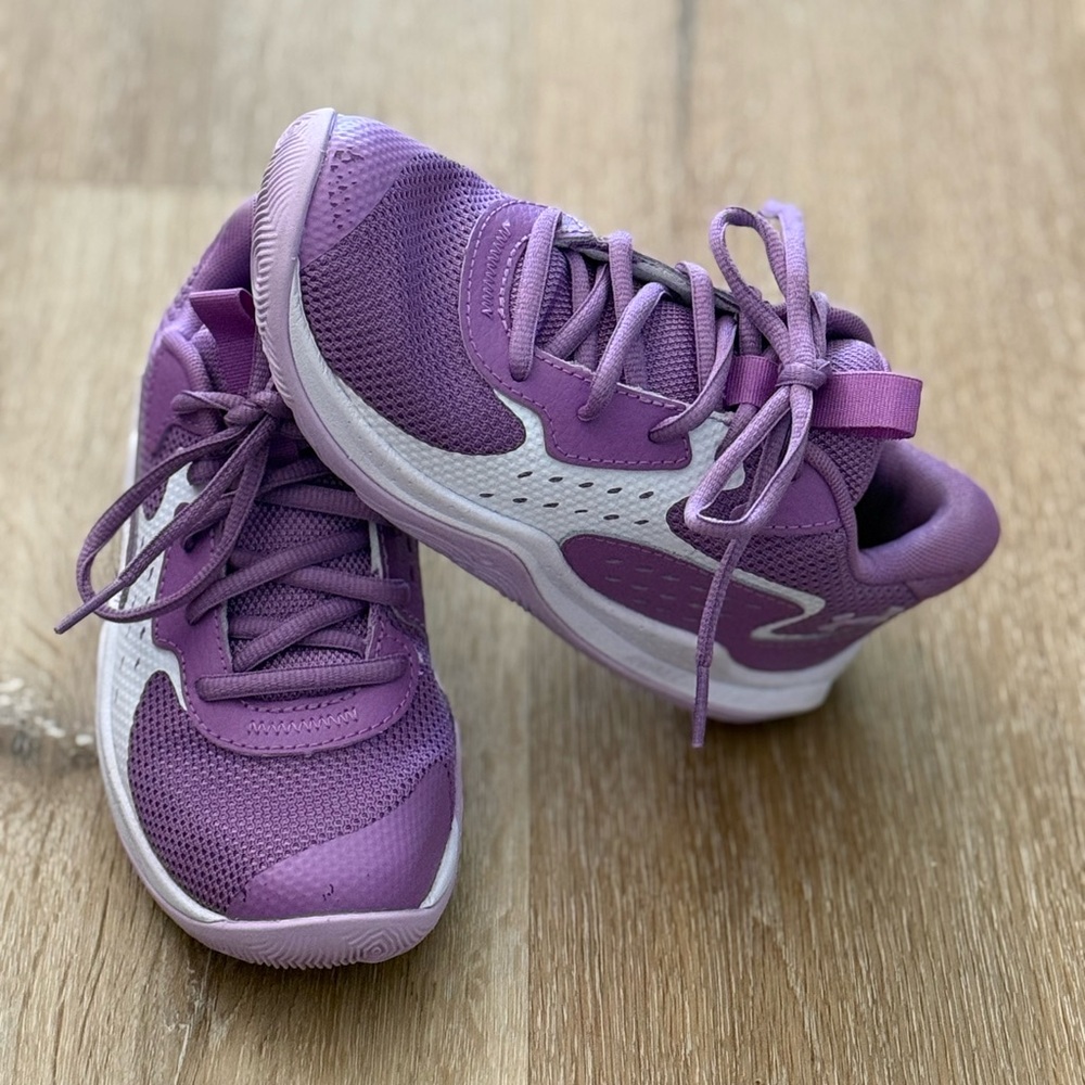 Under Armour Purple Basketball Sneakers
